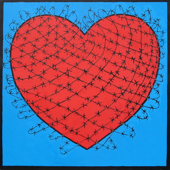 Barbed Wire heART